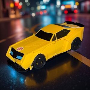 Transformers 1 Step Changer Bumblebee Plastic Action Figure B17